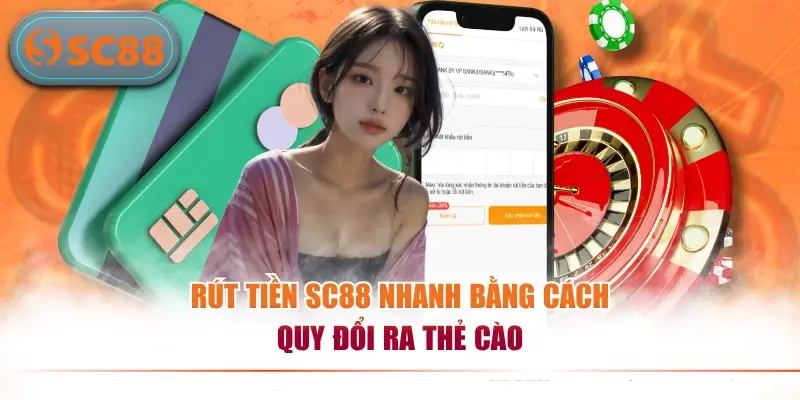 Rút tiền SC88 nhanh bằng cách quy đổi ra thẻ cào